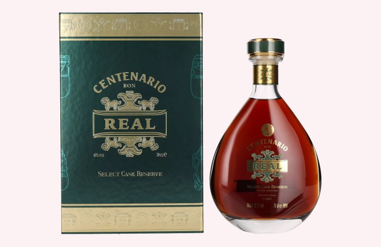 Ron Centenario REAL Select Cask Reserve Rum - Old Edition 40% Vol. 0,7l en boîte cadeau