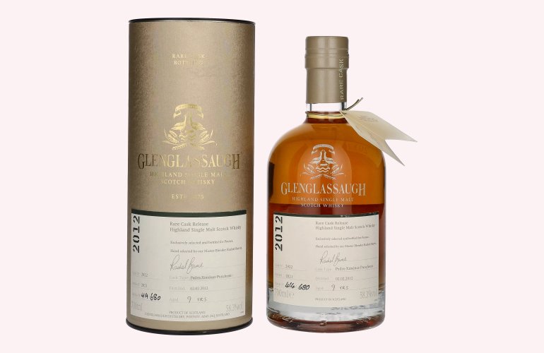 Glenglassaugh 9 Years Old RARE CASK RELEASE 2012 PX Puncheon Batch 4 58,3% Vol. 0,7l en boîte cadeau