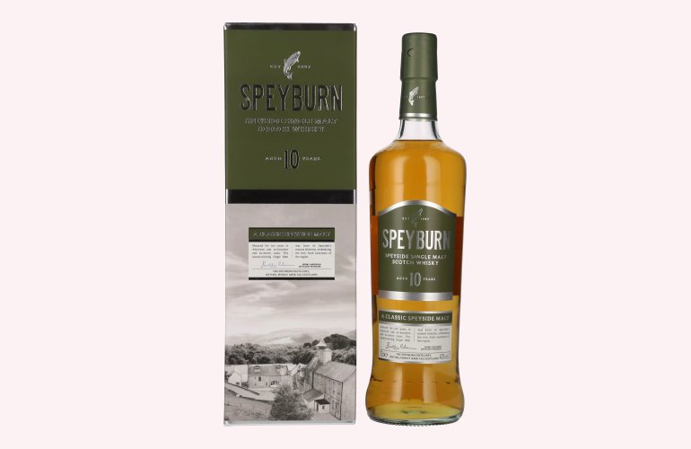 Speyburn 10 Years Old Speyside Single Malt Scotch Whisky 40% Vol. 0,7l in geschenkverpakking