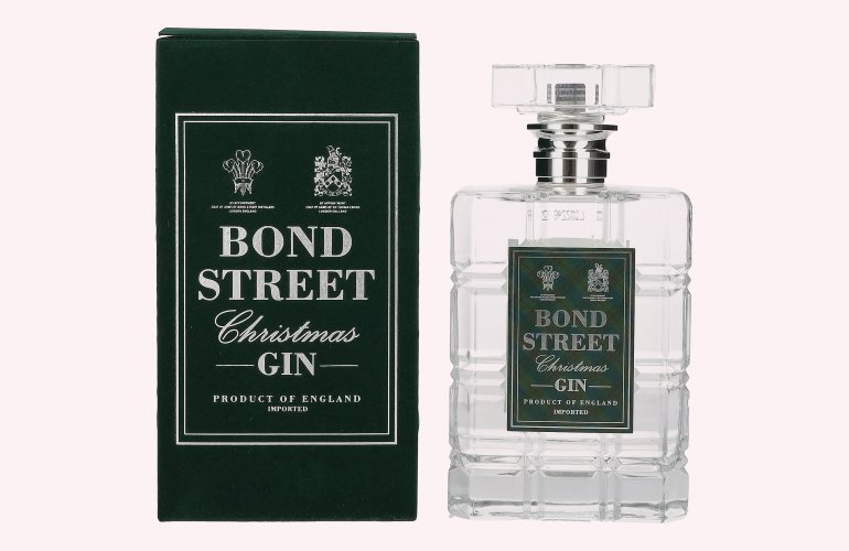 Bond Street London Dry Gin Christmas Edition 43% Vol. 0,7l en boîte cadeau