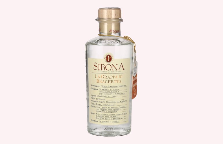 Sibona La Grappa di BRACHETTO 40% Vol. 0,5l