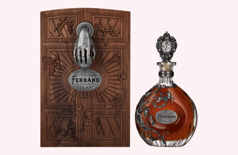 Cognac Ferrand Légendaire Grande Champagne Cognac 42,1% Vol. 0,7l in Holzkiste