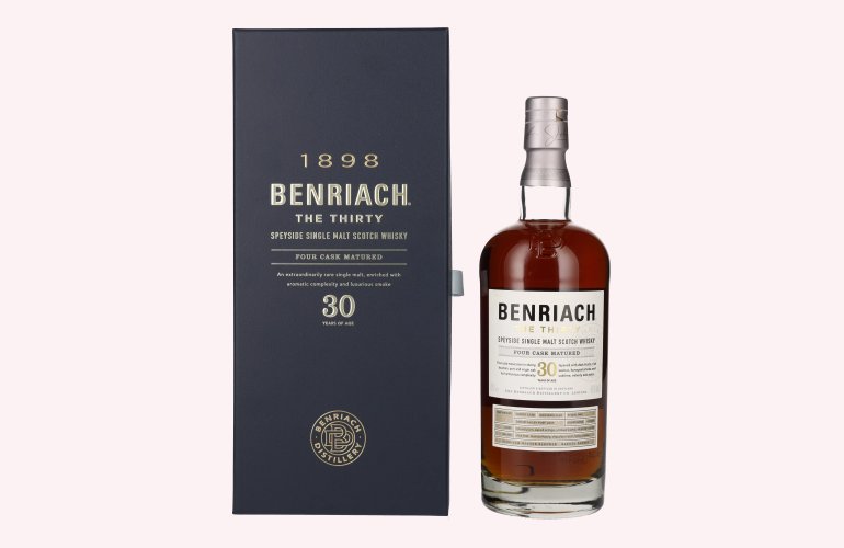 Benriach THE THIRTY Single Malt Four Cask Matured 46% Vol. 0,7l in geschenkverpakking