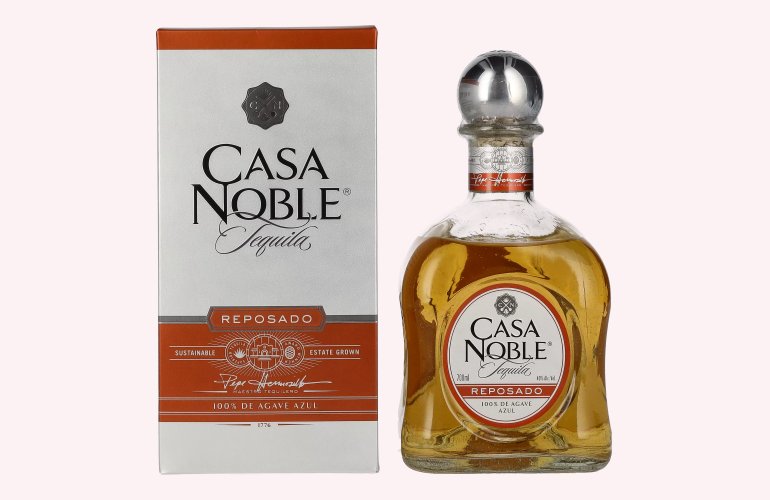 Casa Noble Tequila REPOSADO 100% de Agave Azul 40% Vol. 0,7l in geschenkverpakking