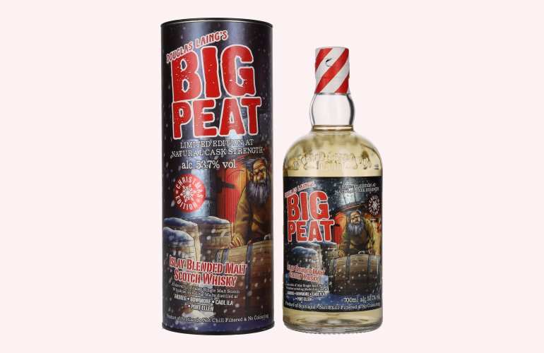 Douglas Laing BIG PEAT Limited Christmas Edition 2019 53,7% Vol. 0,7l en boîte cadeau