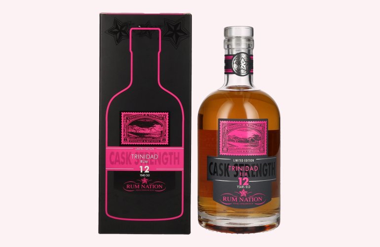 Rum Nation 12 Years Old Trinidad Rum Cask Strength Limited Edition 2024 53,4% Vol. 0,7l in Giftbox