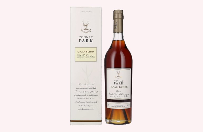 Cognac Park CIGAR BLEND Vieille Fine Champagne 40% Vol. 0,7l in geschenkverpakking