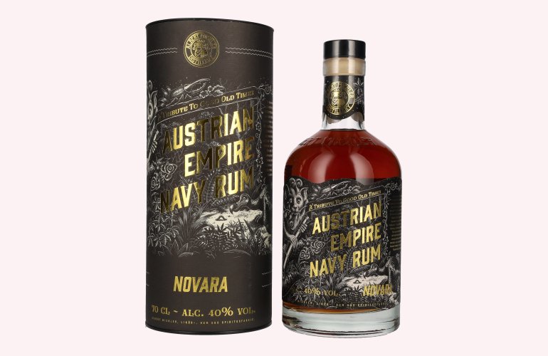 Austrian Empire Navy Rum NOVARA 40% Vol. 0,7l in geschenkverpakking