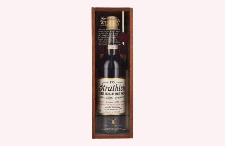 Gordon & MacPhail STRATHISLA Finest Highland Malt Whisky 1953 40% Vol. 0,7l in Holzkiste