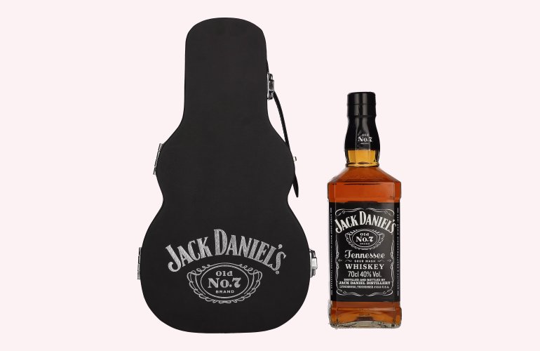 Jack Daniel's Tennessee Whiskey Guitar Case Edition 40% Vol. 0,7l en boîte cadeau