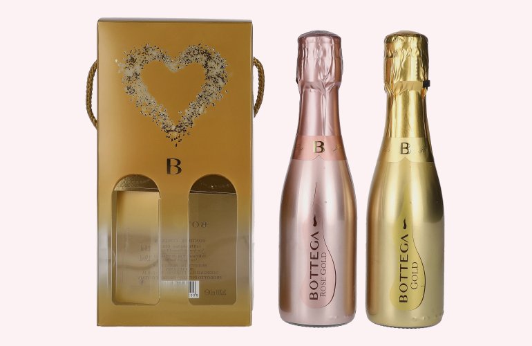 Bottega Glamour Set 11,3% Vol. 2x0,2l in geschenkverpakking