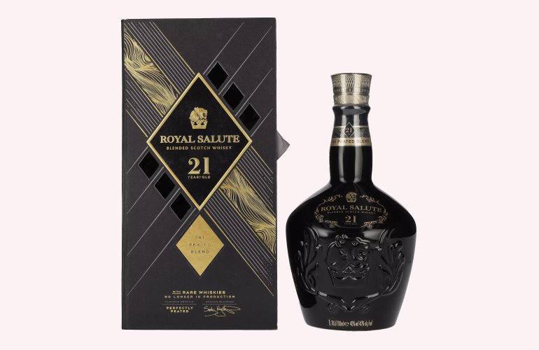 Royal Salute 21 Years Old THE PEATED BLEND 40% Vol. 0,7l in geschenkverpakking