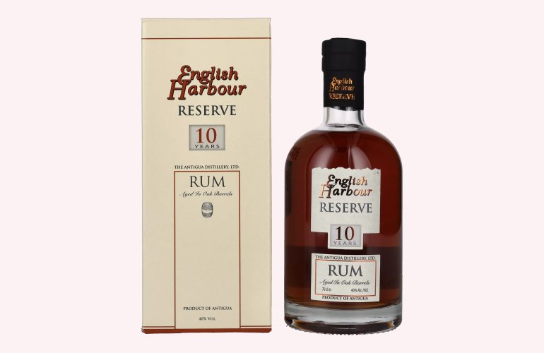 English Harbour RESERVE 10 Years Old Rum 40% Vol. 0,7l in geschenkverpakking