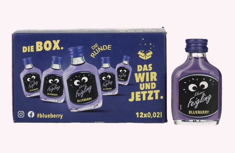 Kleiner Feigling Blueberry 15% Vol. 12x0,02l