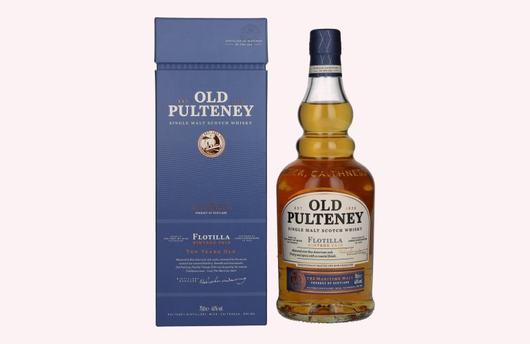 Old Pulteney FLOTILLA 10 Years Old Single Malt VINTAGE 2010 46% Vol. 0,7l en boîte cadeau