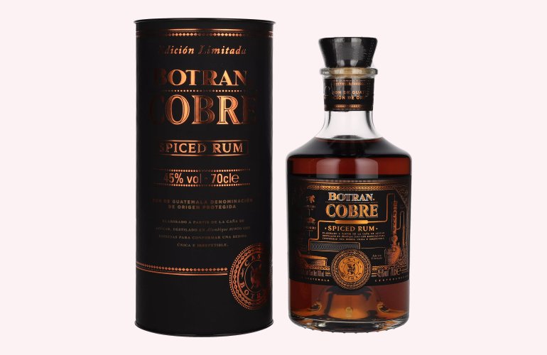 Botran Ron COBRE Spiced Rum Edición Limitada 45% Vol. 0,7l en boîte cadeau