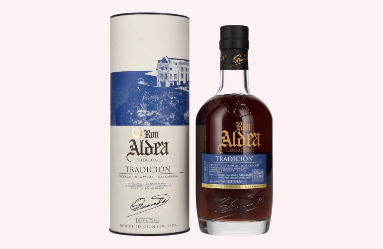 Ron Aldea TRADICIÓN Ron de Edición Limitada 43% Vol. 0,7l en boîte cadeau