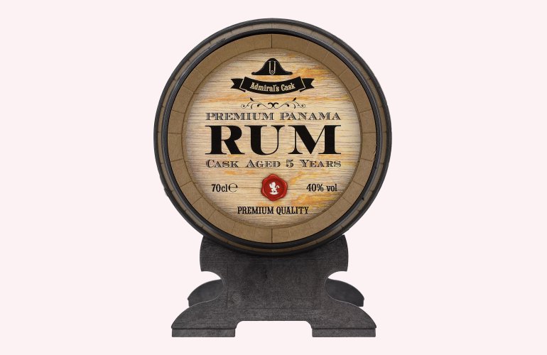 OSA Fine Spirits 5 Years Old Admiral's Cask Premium Panama Rum Barrel 40% Vol. 0,7l