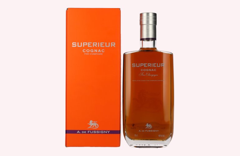 A. de Fussigny SUPERIEUR Fine Champagne Cognac 40% Vol. 0,7l en boîte cadeau