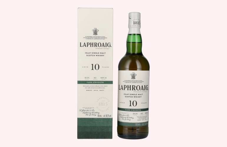 Laphroaig 10 Years Old Cask Strength Batch 17 58,3% Vol. 0,7l in Geschenkbox