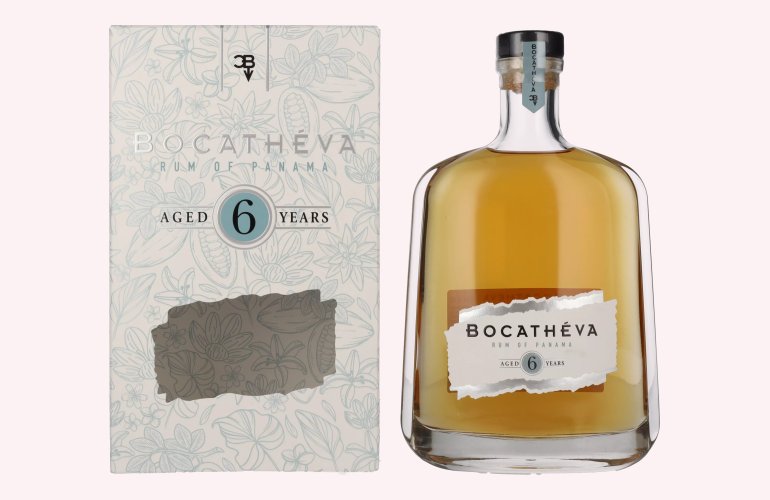 Bocathéva 6 Years Old Ron de Panama 45% Vol. 0,7l in geschenkverpakking