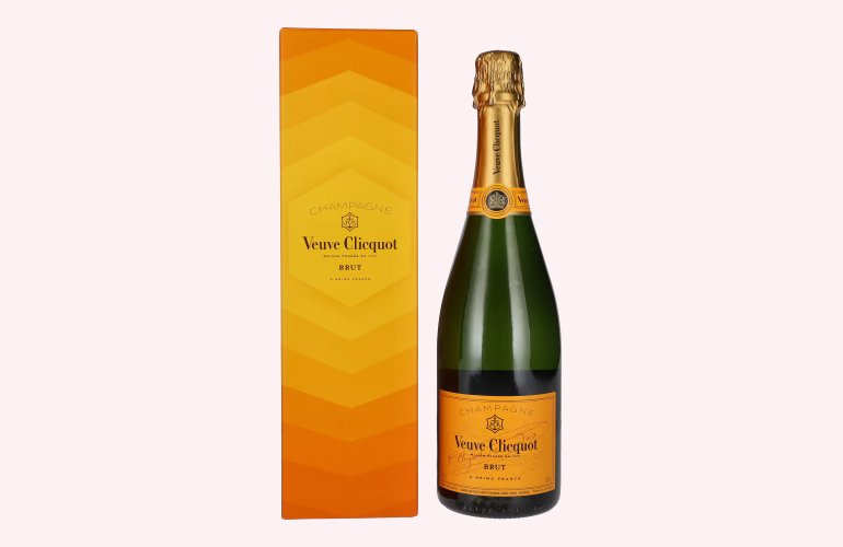 Veuve Clicquot Champagne Brut Yellow Label 12% Vol. 0,75l en boîte cadeau