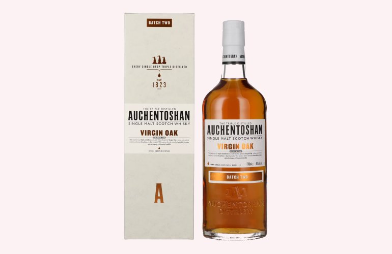 Auchentoshan VIRGIN OAK Single Malt Limited Release BATCH TWO 46% Vol. 0,7l en boîte cadeau