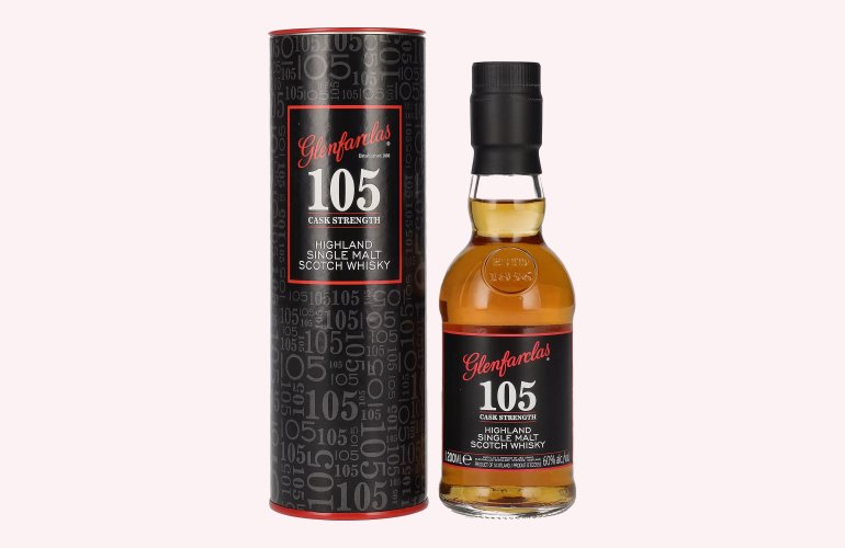 Glenfarclas 105 CASK STRENGTH Highland Single Malt 60% Vol. 0,2l en boîte cadeau