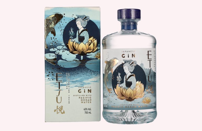 Etsu Japanese Gin PACIFIC OCEAN WATER Limited Edition 45% Vol. 0,7l en boîte cadeau