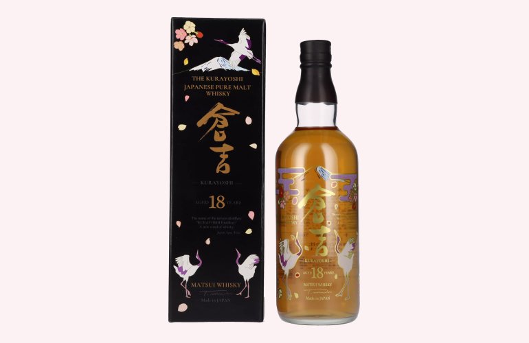 Matsui Whisky THE KURAYOSHI 18 Years Old Pure Malt Whisky 50% Vol. 0,7l en boîte cadeau