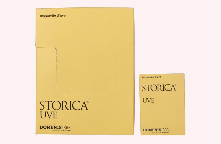 Domenis 1898 STORICA UVE Grappa 42% Vol. 10x10x0,005l in geschenkverpakking