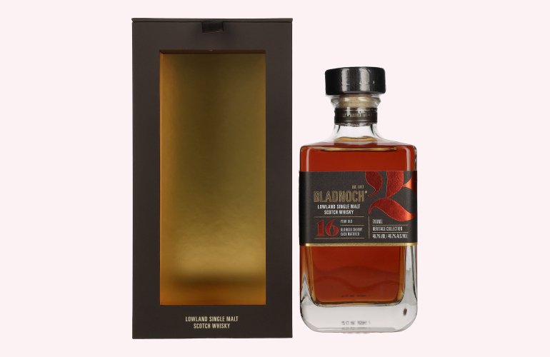 Bladnoch 16 Years Old Lowland Single Malt Oloroso Sherry Cask 46,7% Vol. 0,7l in geschenkverpakking