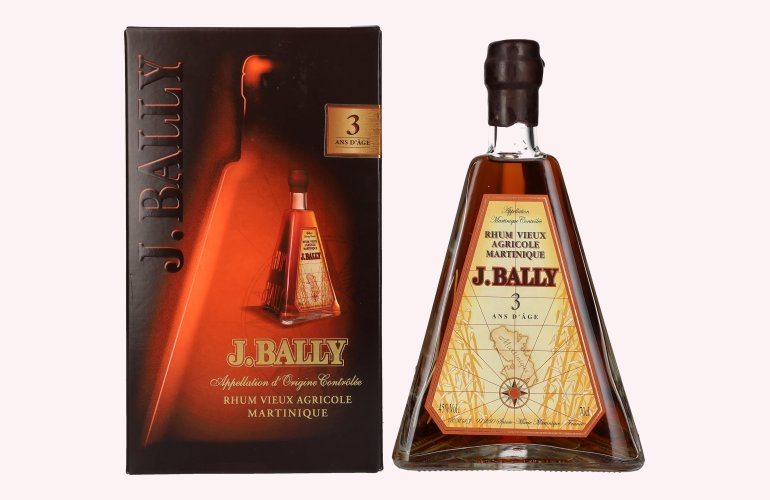 J. Bally Rhum Vieux Agricole VO 45% Vol. 0,7l in geschenkverpakking