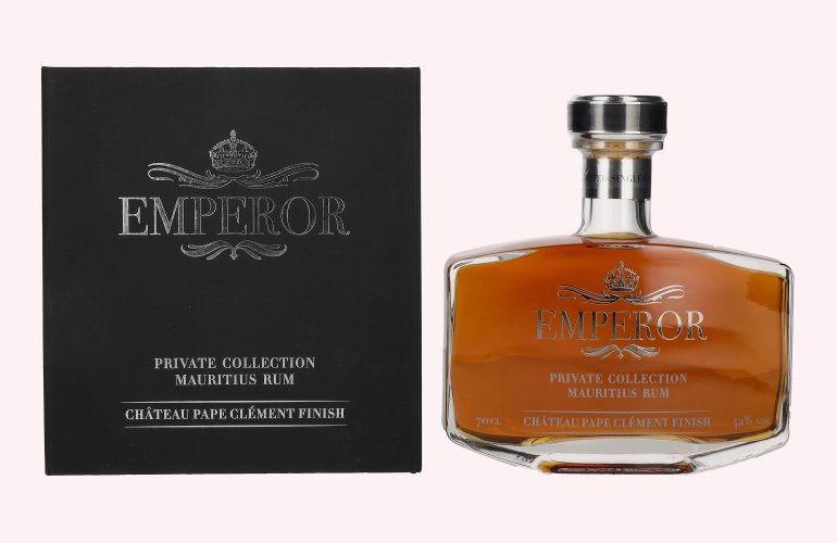 Emperor Mauritian Rum PRIVATE COLLECTION Château Pape Clément Finish 42% Vol. 0,7l in geschenkverpakking