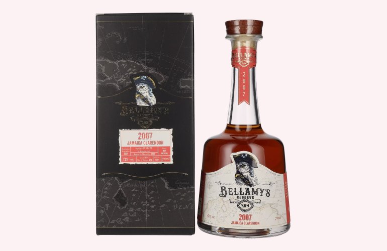 Bellamy's Reserve Rum Jamaica Clarendon 2007 52% Vol. 0,7l en boîte cadeau