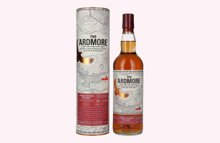 The Ardmore 12 Years Old PORT WOOD FINISH 46% Vol. 0,7l en boîte cadeau