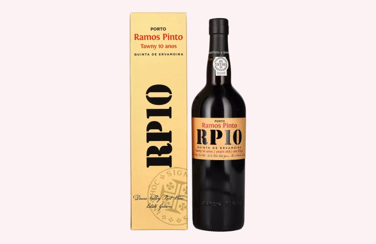 Ramos Pinto Quinta da Ervamoira Tawny 10 Years Old 20% Vol. 0,75l en boîte cadeau