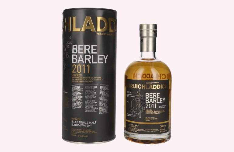 Bruichladdich BERE BARLEY 10 Years Old 2011 50% Vol. 0,7l in Tinbox