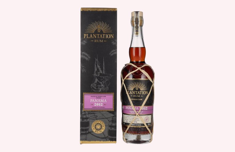 Plantation Rum PANAMA Single Cask Pauillac Wine Cask Finish 2012 49,6% Vol. 0,7l en boîte cadeau