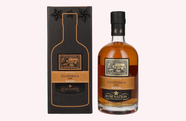 Rum Nation Guatemala Gran Reserva Limited Edition 2021 40% Vol. 0,7l en boîte cadeau