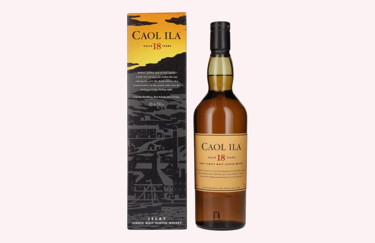 Caol Ila 18 Years Old Islay Single Malt 43% Vol. 0,7l in geschenkverpakking