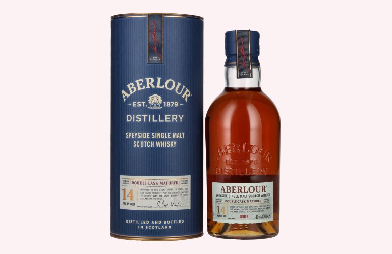 Aberlour 14 Years Old DOUBLE CASK MATURED Batch 0007 40% Vol. 0,7l in geschenkverpakking