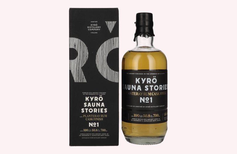 KYRÖ SAUNA STORIES Planteray Rum Cask Finish No. 1 50,8% Vol. 0,7l in Geschenkbox