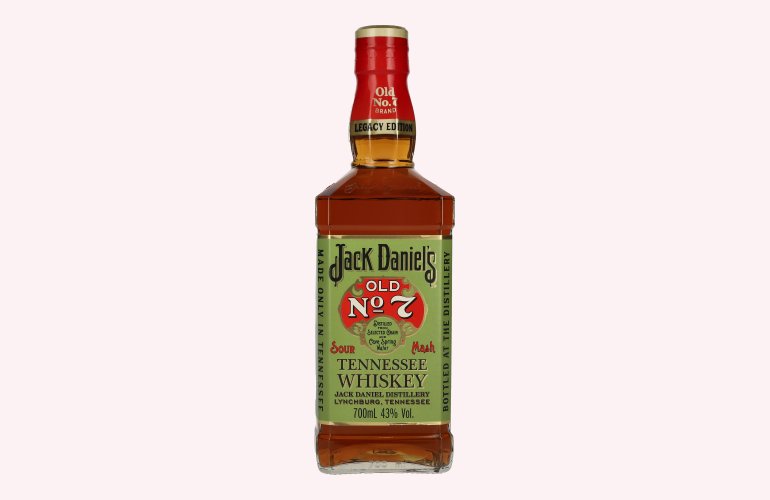 Jack Daniel's Sour Mash Tennessee Whiskey LEGACY EDITION No. 1 - GREEN DESIGN 43% Vol. 0,7l