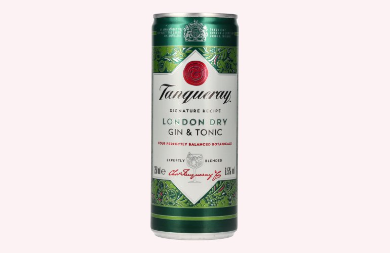 Tanqueray LONDON DRY GIN & TONIC MHD 08/2024 6,5% Vol. 0,25l Dose