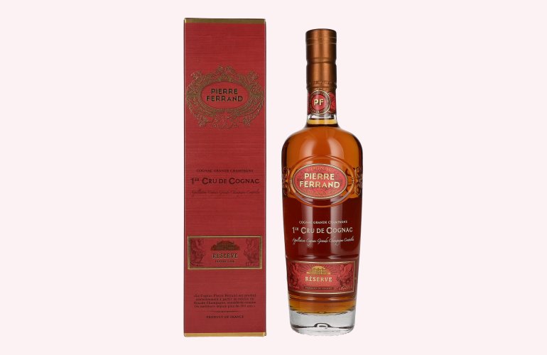 Pierre Ferrand RÉSERVE 1er Cru de Cognac DOUBLE CASK 42,3% Vol. 0,7l in geschenkverpakking