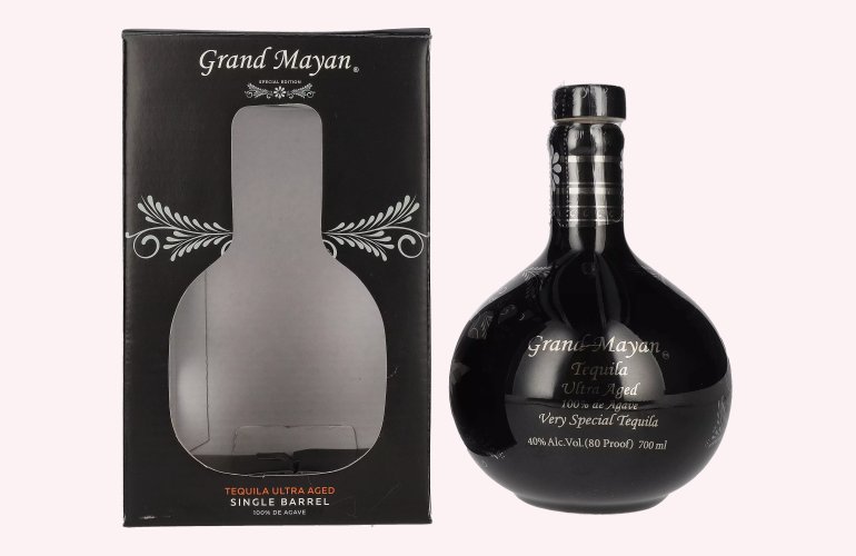 Grand Mayan ULTRA AGED Single Barrel Tequila 100% de Agave 40% Vol. 0,7l en boîte cadeau