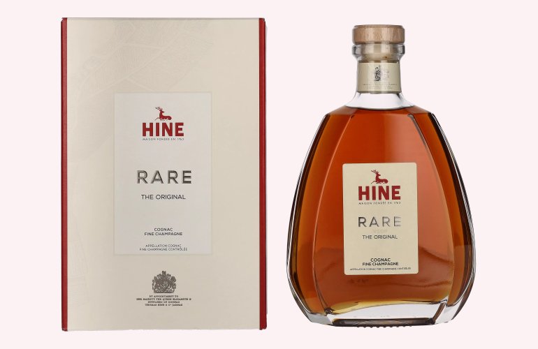 Hine RARE VSOP The Original Fine Champagne Cognac 40% Vol. 0,7l in geschenkverpakking