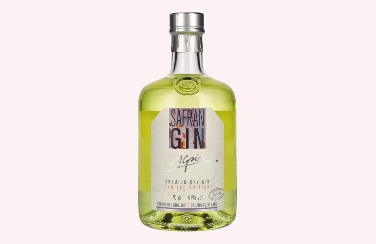 Guglhof Safran Gin Alpine Premium Dry Gin Limited Edition 41% Vol. 0,7l