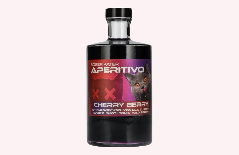 BÖSER KATER Aperitivo Cherry Berry Farbwechsel 15% Vol. 0,5l